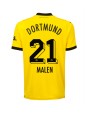 Borussia Dortmund Donyell Malen #21 Kotipaita 2023-24 Lyhythihainen